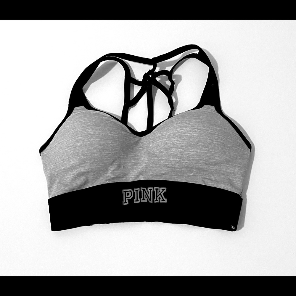 VS Pink Ultimate Strappy Sports Bra Push Up XS EUC